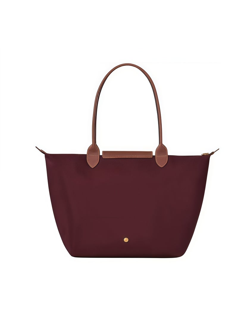 لونج شامب لونشامب لو بلياج حقيبة كبيرة بحمالات كتف للنساء، حقيبة مكياج كبيرة متعددة الاستخدامات، حقيبة يد، حقيبة كتف كلاسيكية - Image 4